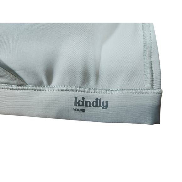 New Kindly Yours Bra Cross Over Hybrid Green Sea Spray Wireless Women's M - Picture 3 of 8